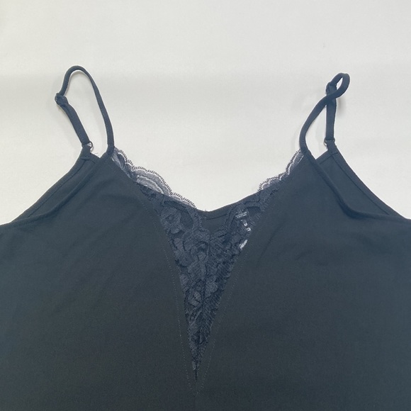 Design Lab Lord and Taylor Black Lace Camisole Top - Picture 2 of 4